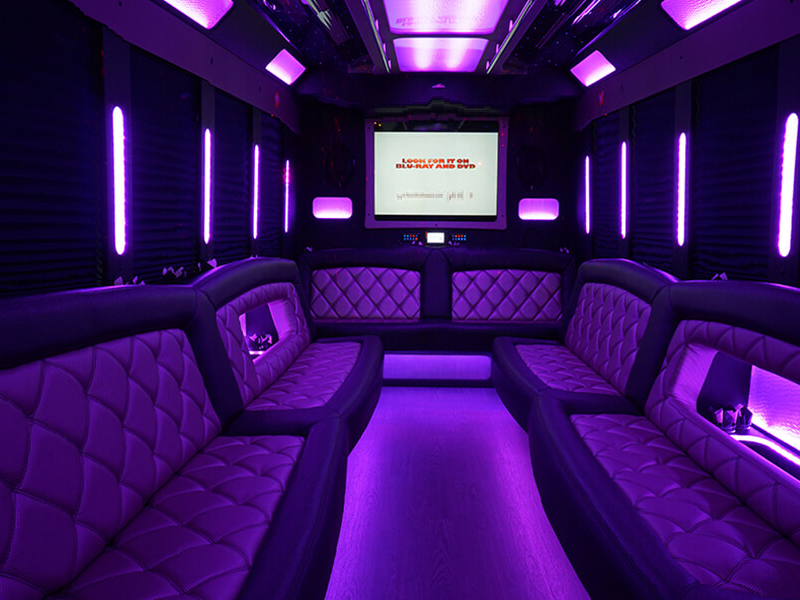 Party bus custom interiors